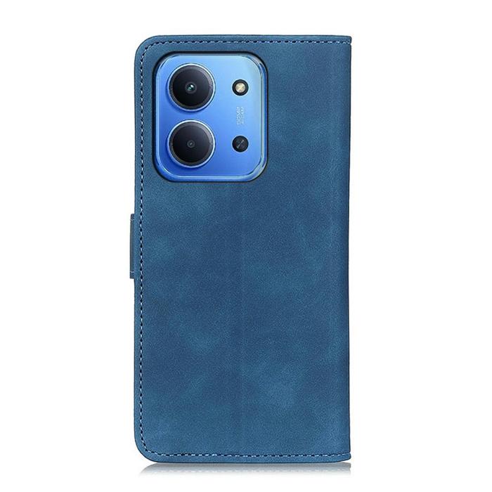 Bild 6, KHAZNEH Xiaomi Redmi 15C Fodral Retro Läder Blå