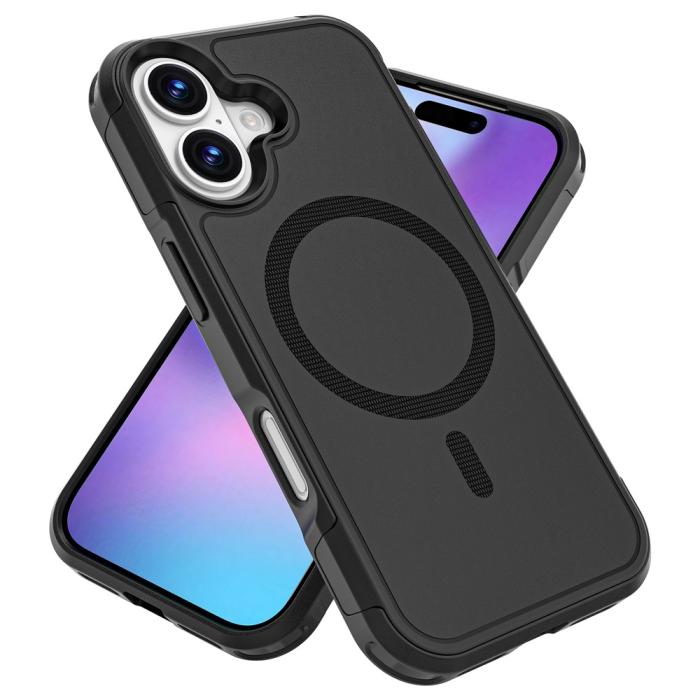 Bild 2, iPhone 17 Skal MagSafe Hybrid Svart