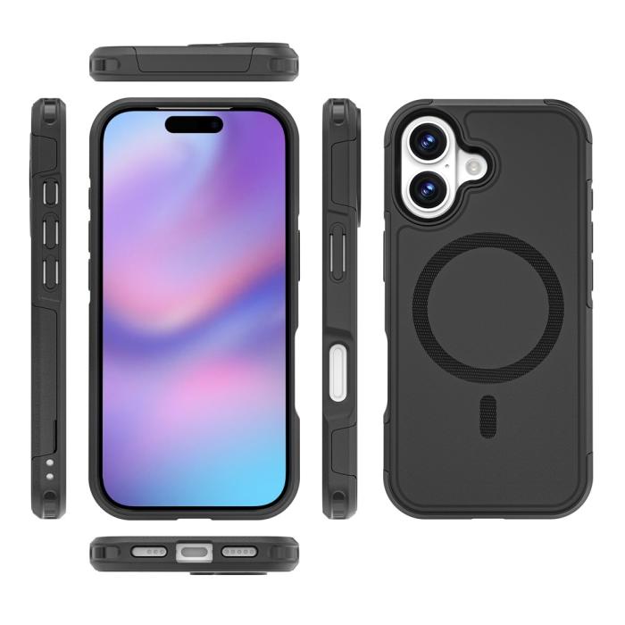 Bild 4, iPhone 17 Skal MagSafe Hybrid Svart