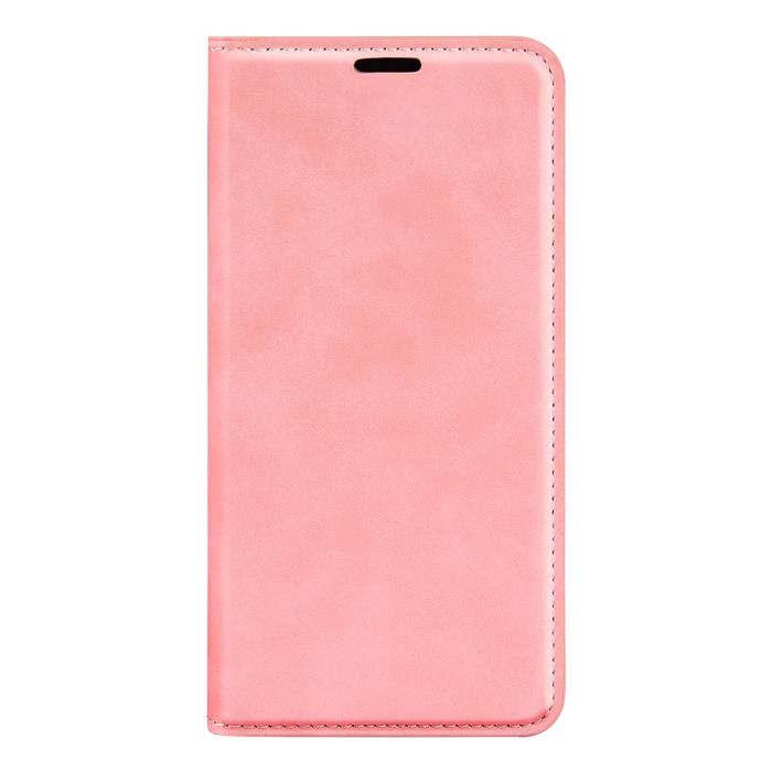 Bild 2, Xiaomi Redmi 15 Fodral Skin Touch Läder Rosa