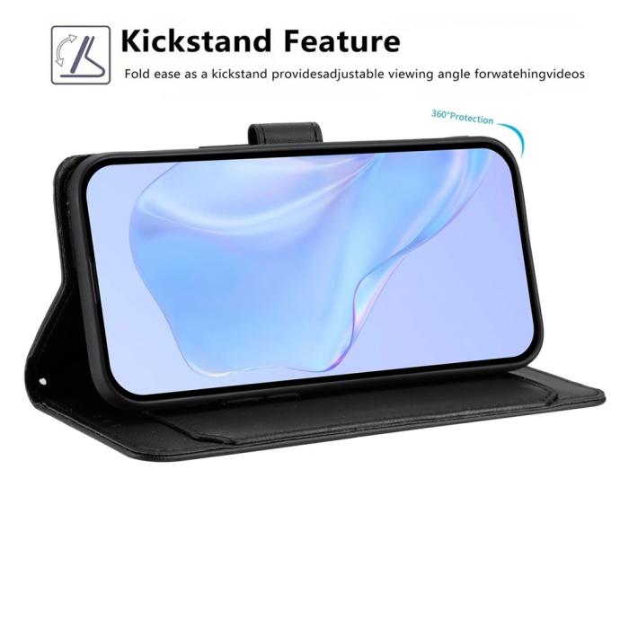 Bild 2, Xiaomi Redmi 15C Fodral Läder Svart