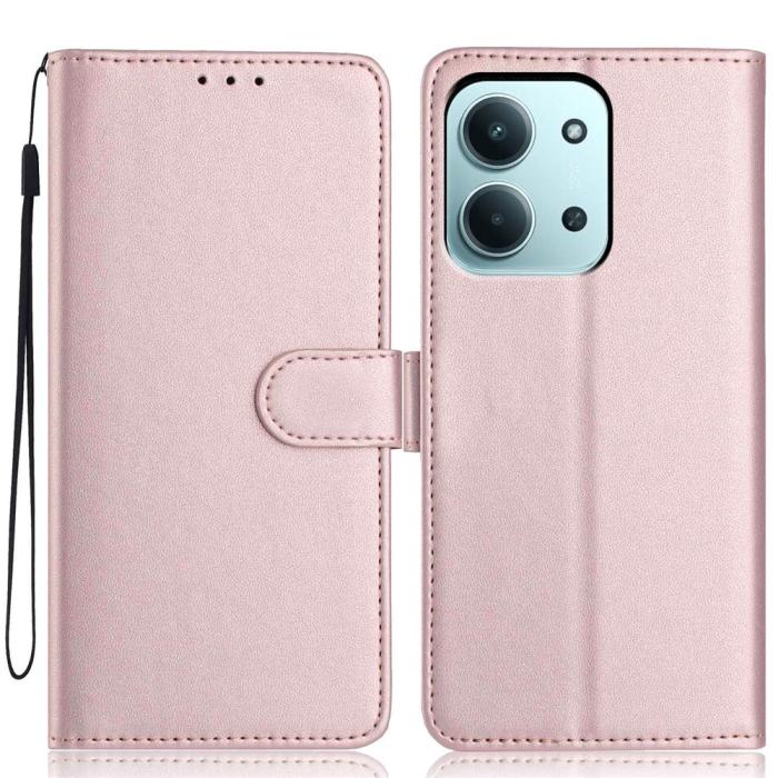 Bild 1, Xiaomi Redmi 15C Fodral Läder Roséguld