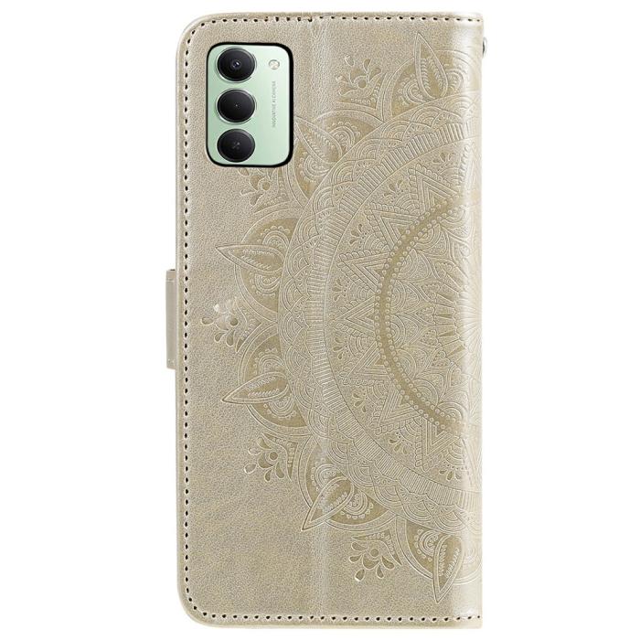 Bild 5, Xiaomi Redmi 15 Fodral Mandala Läder Guld