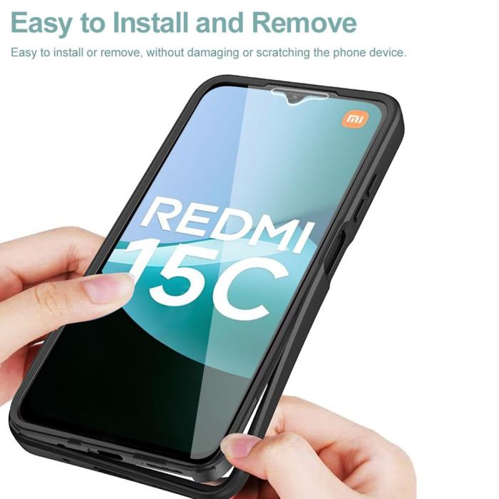 Bild 4, Xiaomi Redmi 15C Skal 360 Hybrid Defense Svart