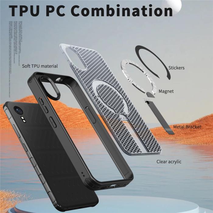 Bild 5, Samsung Galaxy Xcover 7 Skal MagSafe Kickstand Svart