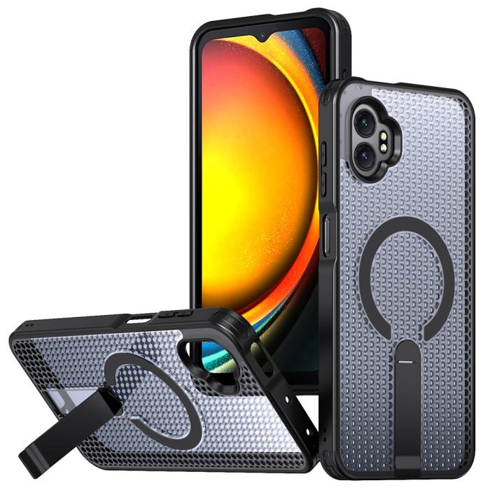 Bild 1, Samsung Galaxy Xcover 7 Pro Skal MagSafe Kickstand Svart