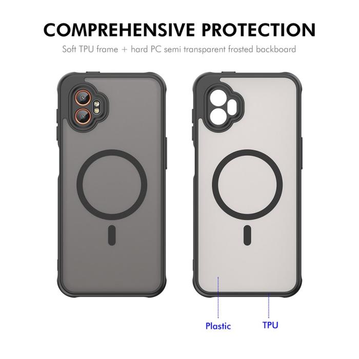 Bild 3, ENKAY Galaxy Xcover 7 Pro Skal MagSafe Inkl. Skärmskydd