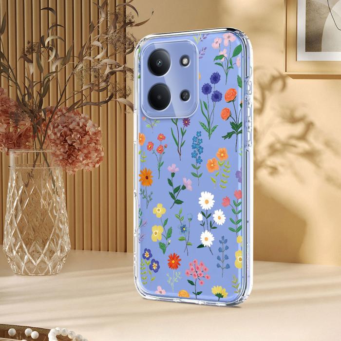 Bild 5, Xiaomi Redmi 15C Skal Med Tryck Blommor