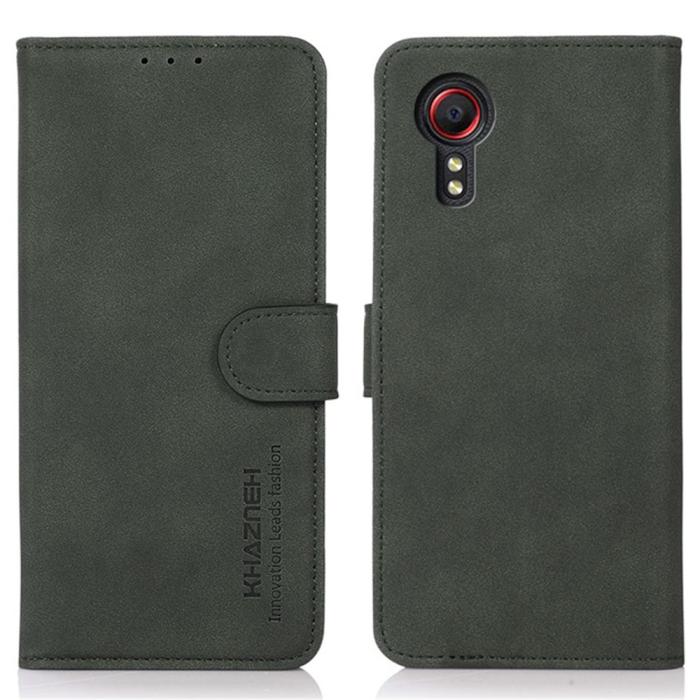 Bild 1, KHAZNEH Samsung Galaxy Xcover 7 Fodral Läder Grön
