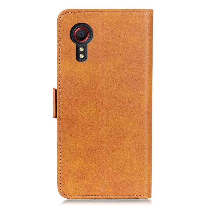 Bild 6, Samsung Galaxy Xcover 7 Fodral Läder Gul