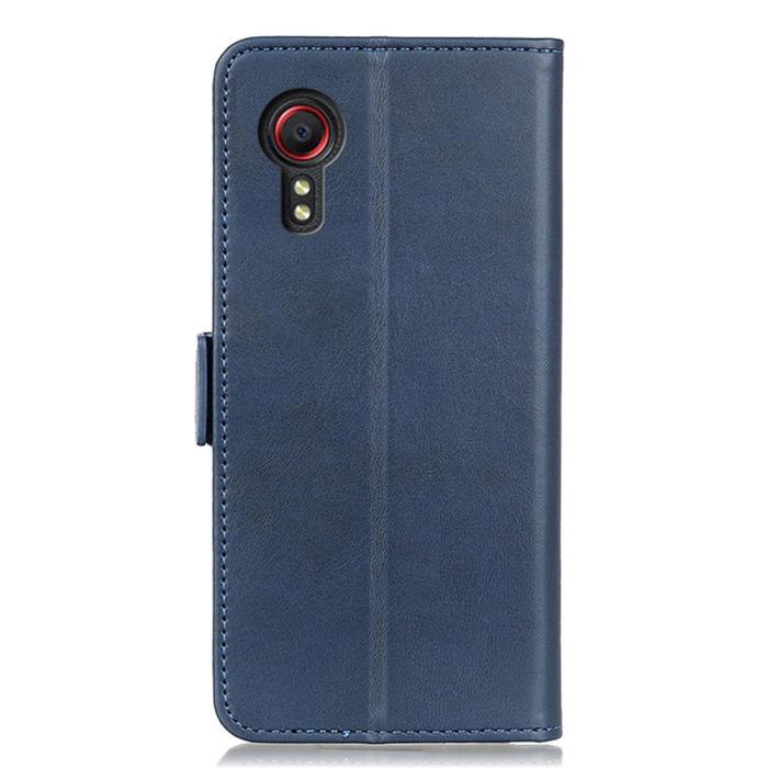 Bild 6, Samsung Galaxy Xcover 7 Fodral Läder Blå