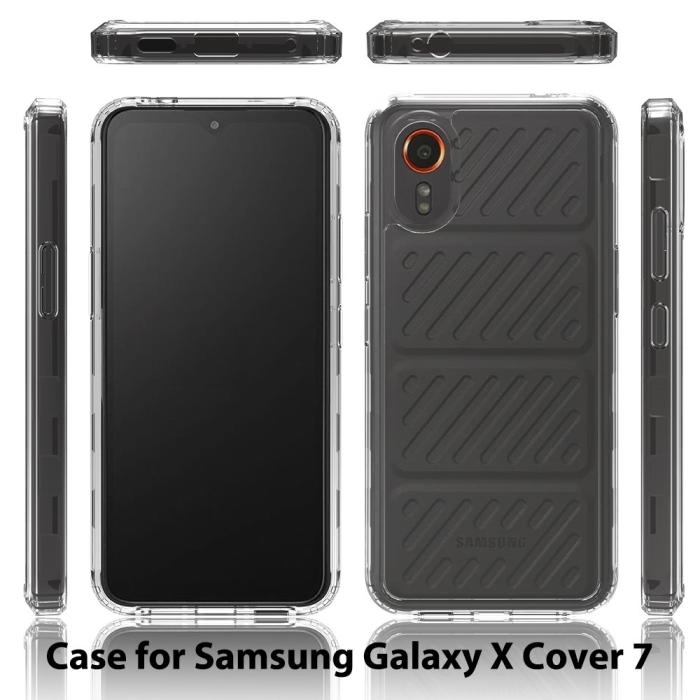Bild 6, Samsung Galaxy Xcover 7 Skal TPU / Akryl Transparent