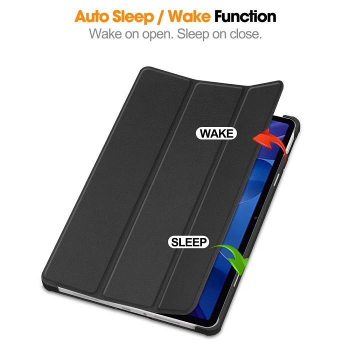 Bild 3, Xiaomi Redmi Pad 2 Fodral Tri-Fold Svart