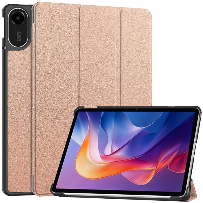 Bild 1, Xiaomi Redmi Pad 2 Fodral Tri-Fold Roséguld