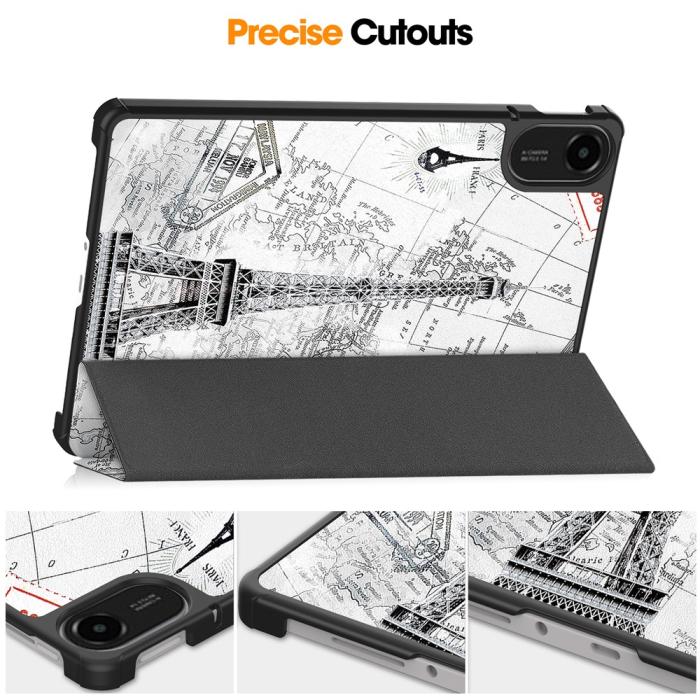 Bild 6, Xiaomi Redmi Pad 2 Fodral Tri-Fold Eiffeltornet