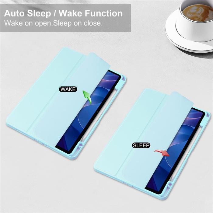 Bild 2, Xiaomi Redmi Pad 2 Fodral Tri-Fold Hybrid Blå