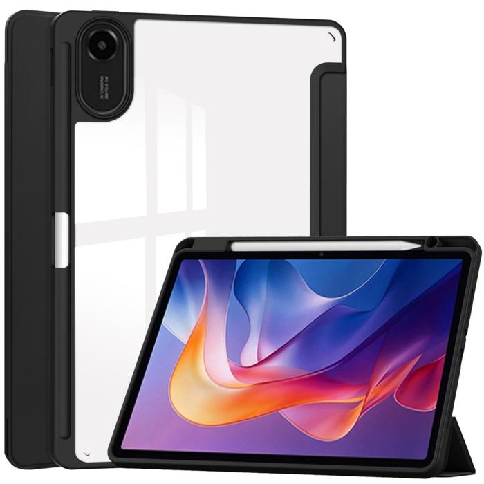 Bild 1, Xiaomi Redmi Pad 2 Fodral Tri-Fold Hybrid Svart