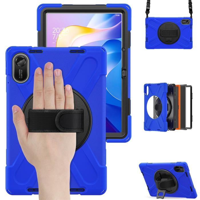 Bild 5, Xiaomi Redmi Pad 2 Skal 360° Kickstand Med Strap Blå