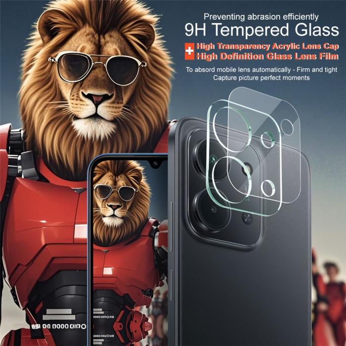 Bild 4, IMAK Xiaomi Redmi 15C Linsskydd Härdat Glas Transparent