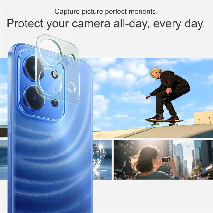 Bild 5, IMAK Xiaomi Redmi 15C Linsskydd Härdat Glas Transparent