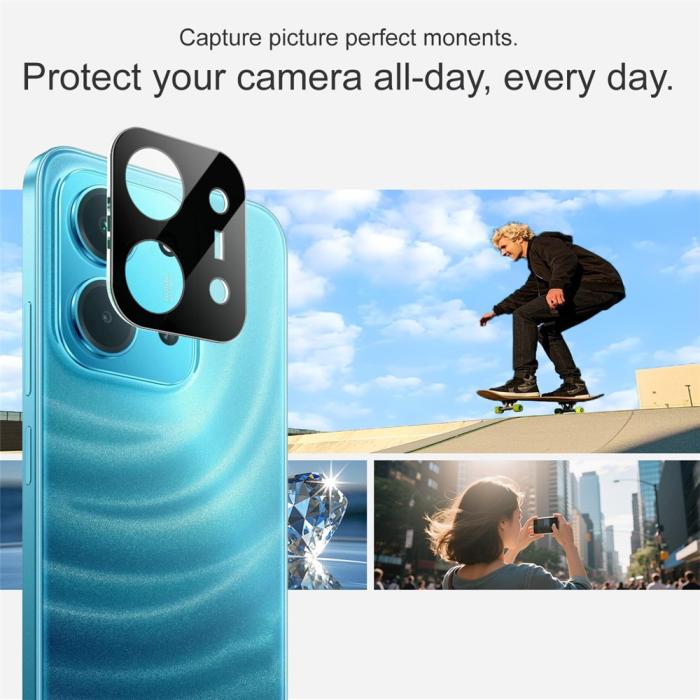 Bild 5, IMAK Xiaomi Redmi 15C Linsskydd Härdat Glas Svart