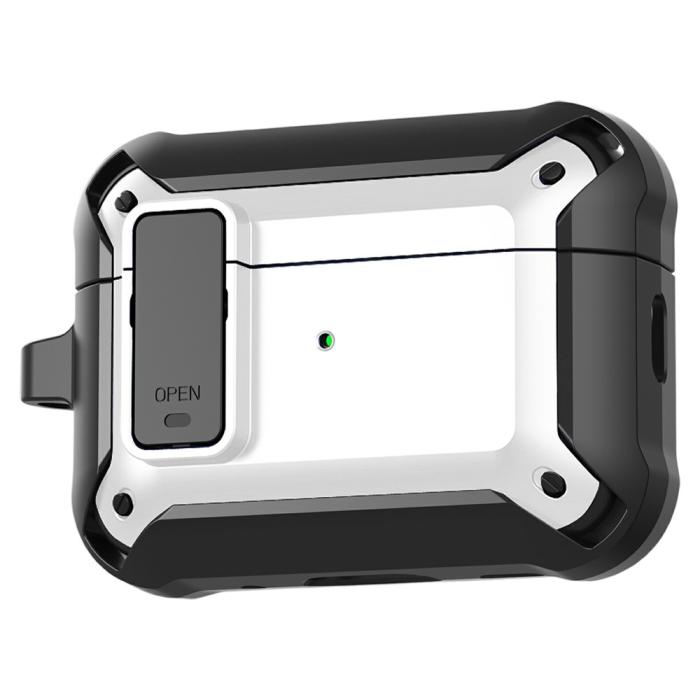 Bild 1, AirPods Pro 3 Skal Shockproof Hybrid Armor Vit