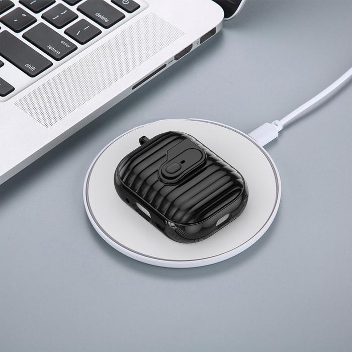 Bild 2, AirPods Pro 3 Skal Hybrid Shell Texture Svart