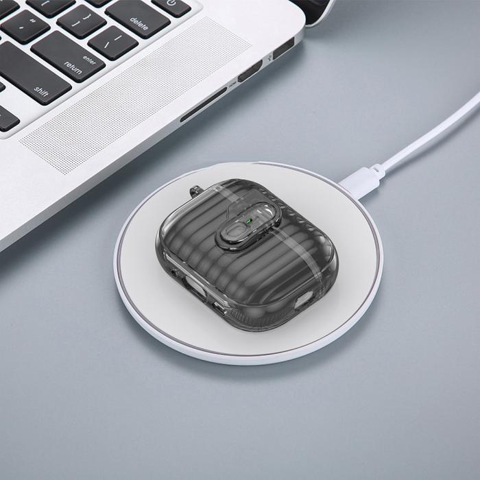 Bild 3, AirPods Pro 3 Skal Hybrid Shell Texture Tonad Svart