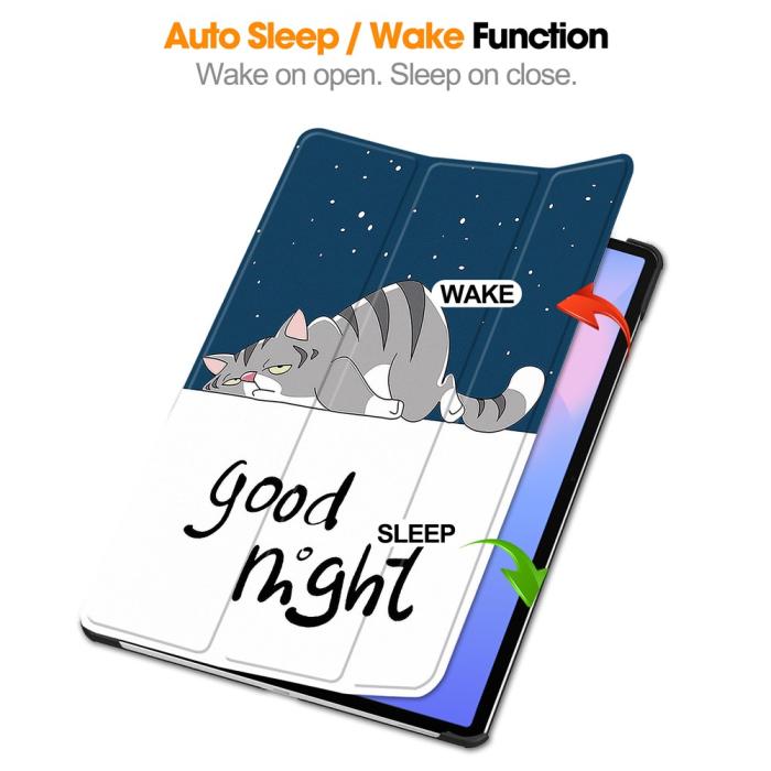 Bild 4, Samsung Galaxy S10 FE Plus Fodral Tri-Fold Katt