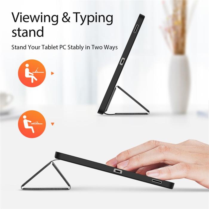 Bild 3, DUX DUCIS Galaxy Tab S10 FE Plus Fodral DOMO Tri-Fold Svart