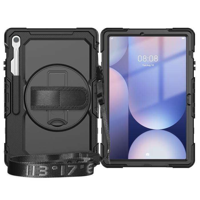 Bild 2, Galaxy Tab S10 FE Plus Skal 360 Shockproof Hybrid Kickstand Svart