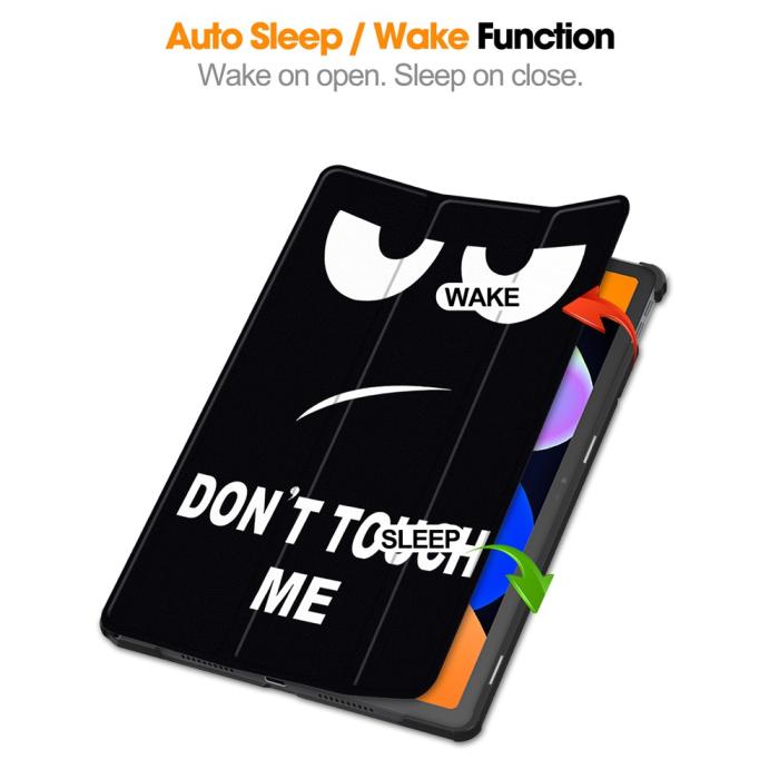 Bild 3, Lenovo Idea Tab Fodral Tri-Fold Dont Touch Me