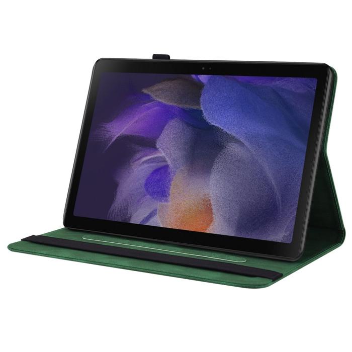 Bild 3, Samsung Galaxy Tab A11 / A9 Fodral Butterfly Flower Grön