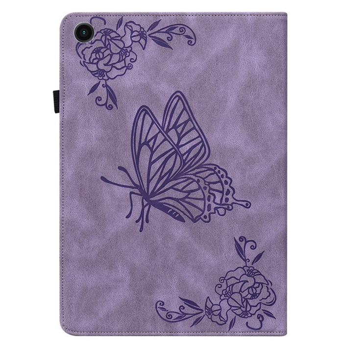 Bild 5, Samsung Galaxy Tab A11 / A9 Fodral Butterfly Flower Lila