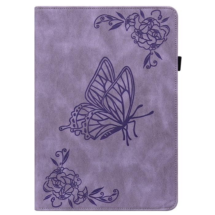 Bild 6, Samsung Galaxy Tab A11 / A9 Fodral Butterfly Flower Lila