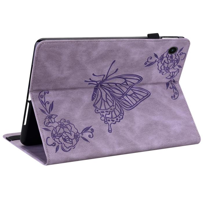 Bild 4, Samsung Galaxy Tab A11 Plus Fodral Butterfly Flower Lila