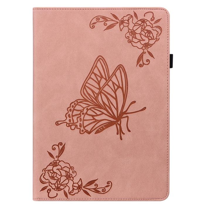 Bild 6, Samsung Galaxy Tab A11 Plus Fodral Butterfly Flower Rosa