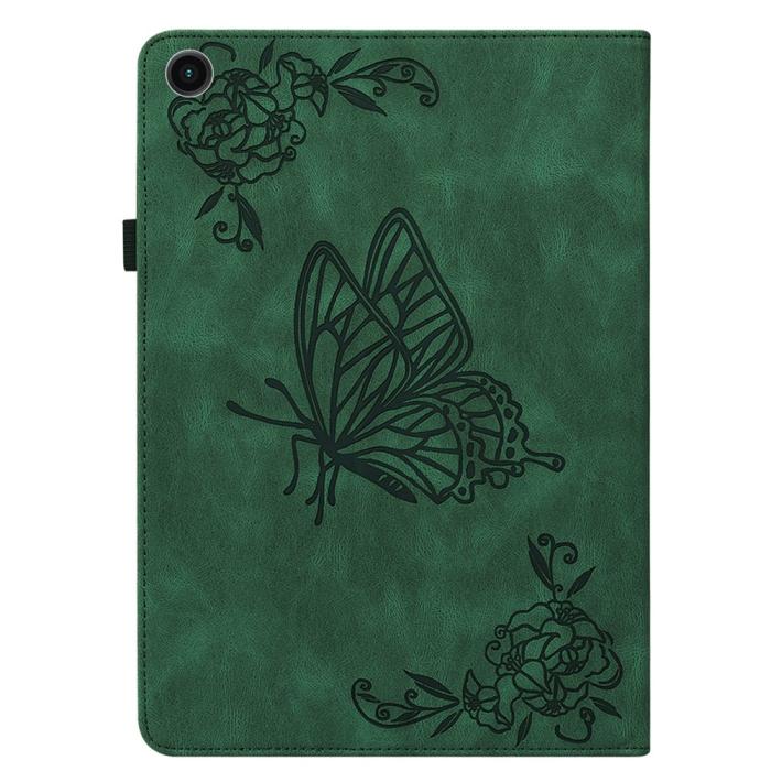 Bild 5, Samsung Galaxy Tab A11 Plus Fodral Butterfly Flower Grön