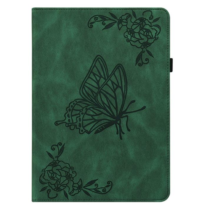 Bild 6, Samsung Galaxy Tab A11 Plus Fodral Butterfly Flower Grön