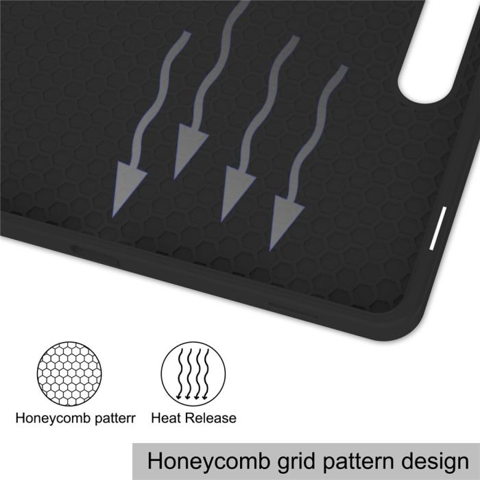 Bild 6, Samsung Galaxy Tab S10 Lite Fodral Tri-Fold Pennhållare Svart