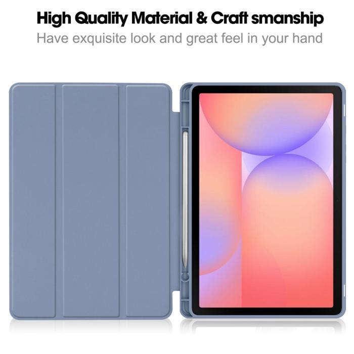 Bild 2, Samsung Galaxy Tab S10 Lite Fodral Tri-Fold Pennhållare Lila