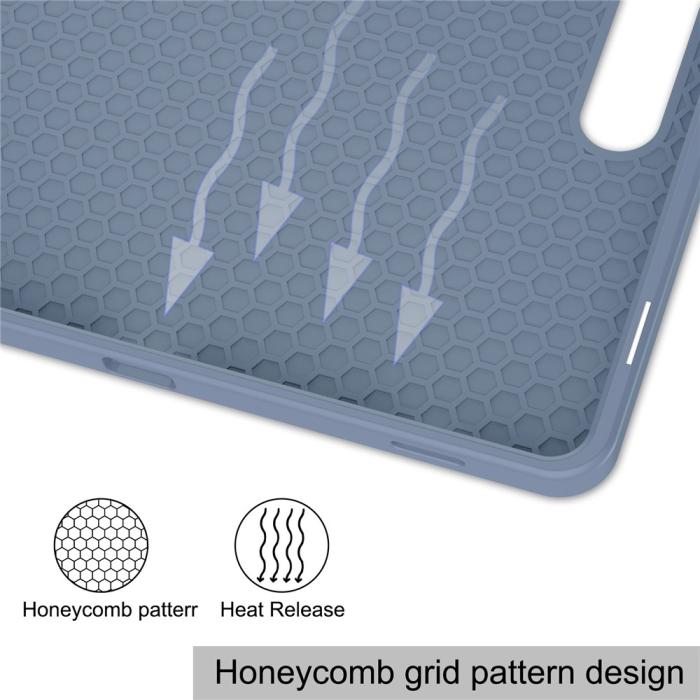 Bild 6, Samsung Galaxy Tab S10 Lite Fodral Tri-Fold Pennhållare Lila