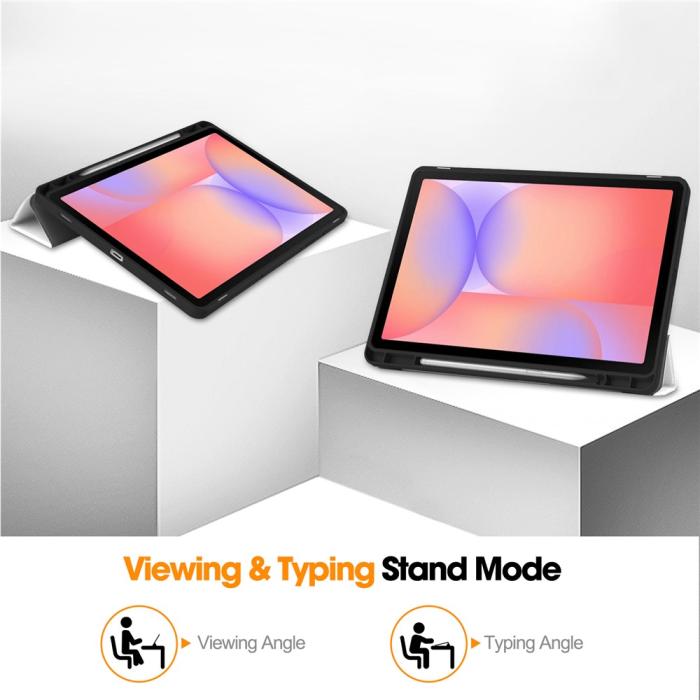 Bild 3, Samsung Galaxy Tab S10 Lite Fodral Tri-Fold Katt