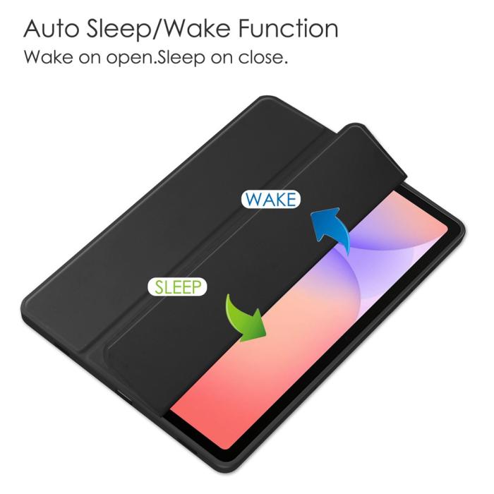 Bild 4, Samsung Galaxy Tab S10 Lite Fodral Tri-Fold Hybrid Svart