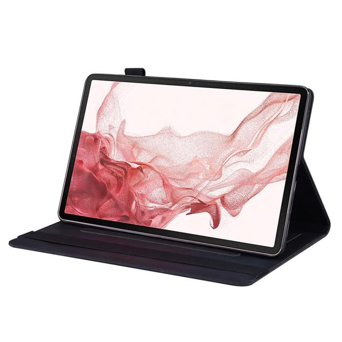 Bild 3, Galaxy Tab S11/S10 Lite/S10 FE/S9/S9 FE/S8/S7 Fodral Läder Svart
