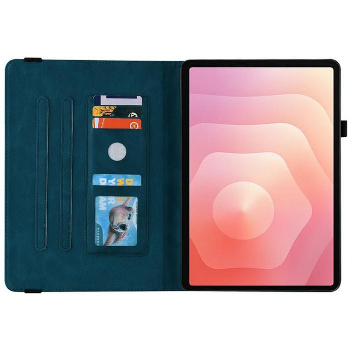 Bild 2, Samsung Galaxy Tab S11 Fodral Butterfly Flower Blå