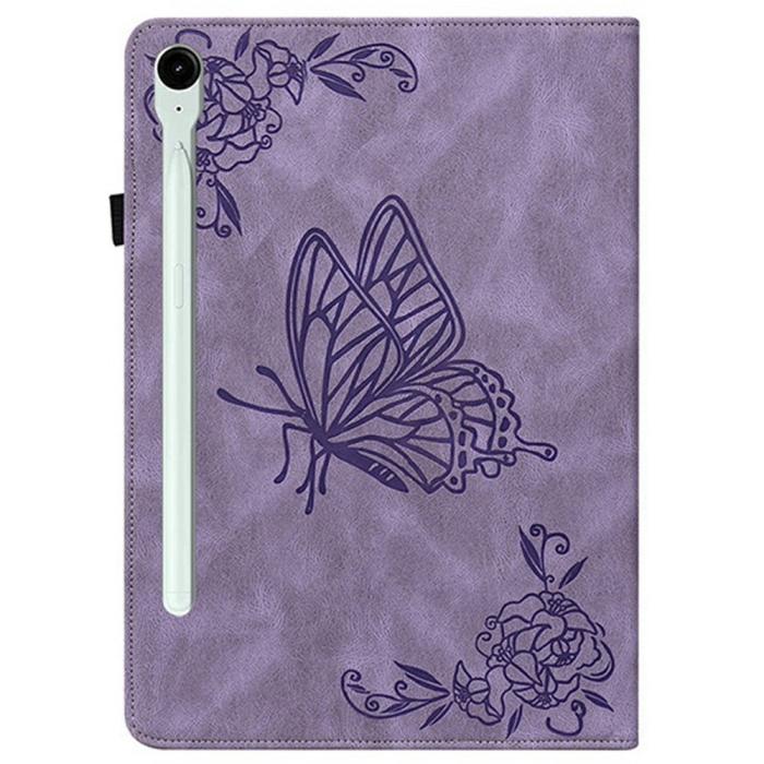 Bild 6, Samsung Galaxy Tab S11 Fodral Butterfly Flower Lila