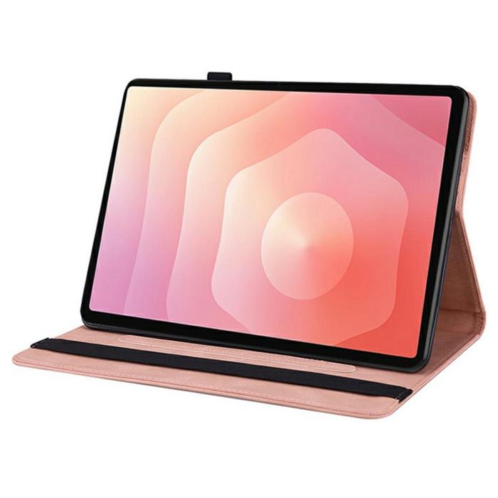 Bild 3, Samsung Galaxy Tab S11 Fodral Butterfly Flower Rosa