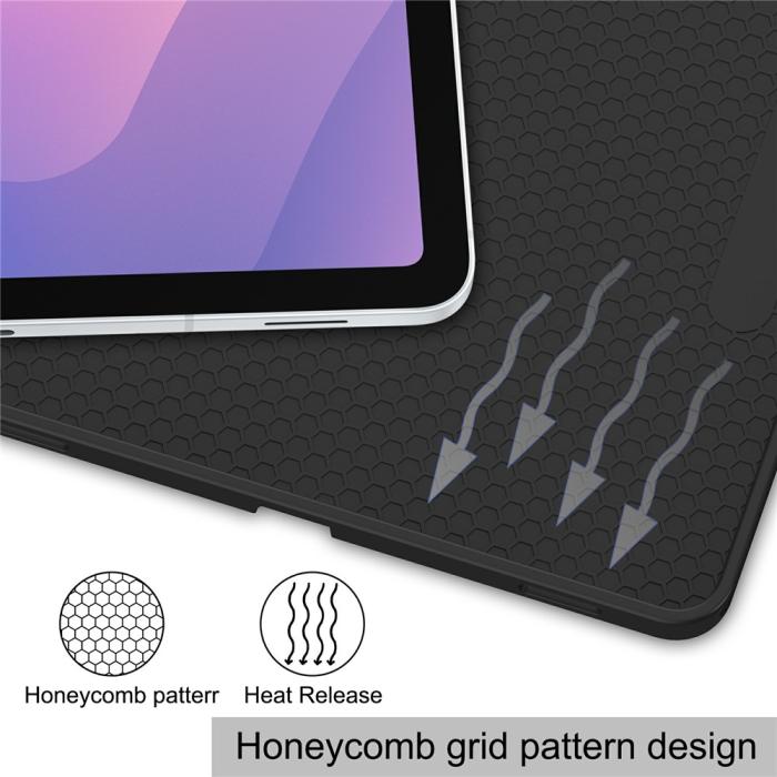 Bild 4, Samsung Galaxy Tab S11 Fodral Tri-Fold Läder Lila