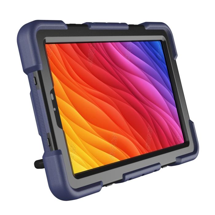 Bild 5, Galaxy Tab A11 Skal Kickstand Shockproof Mörk Blå / Svart